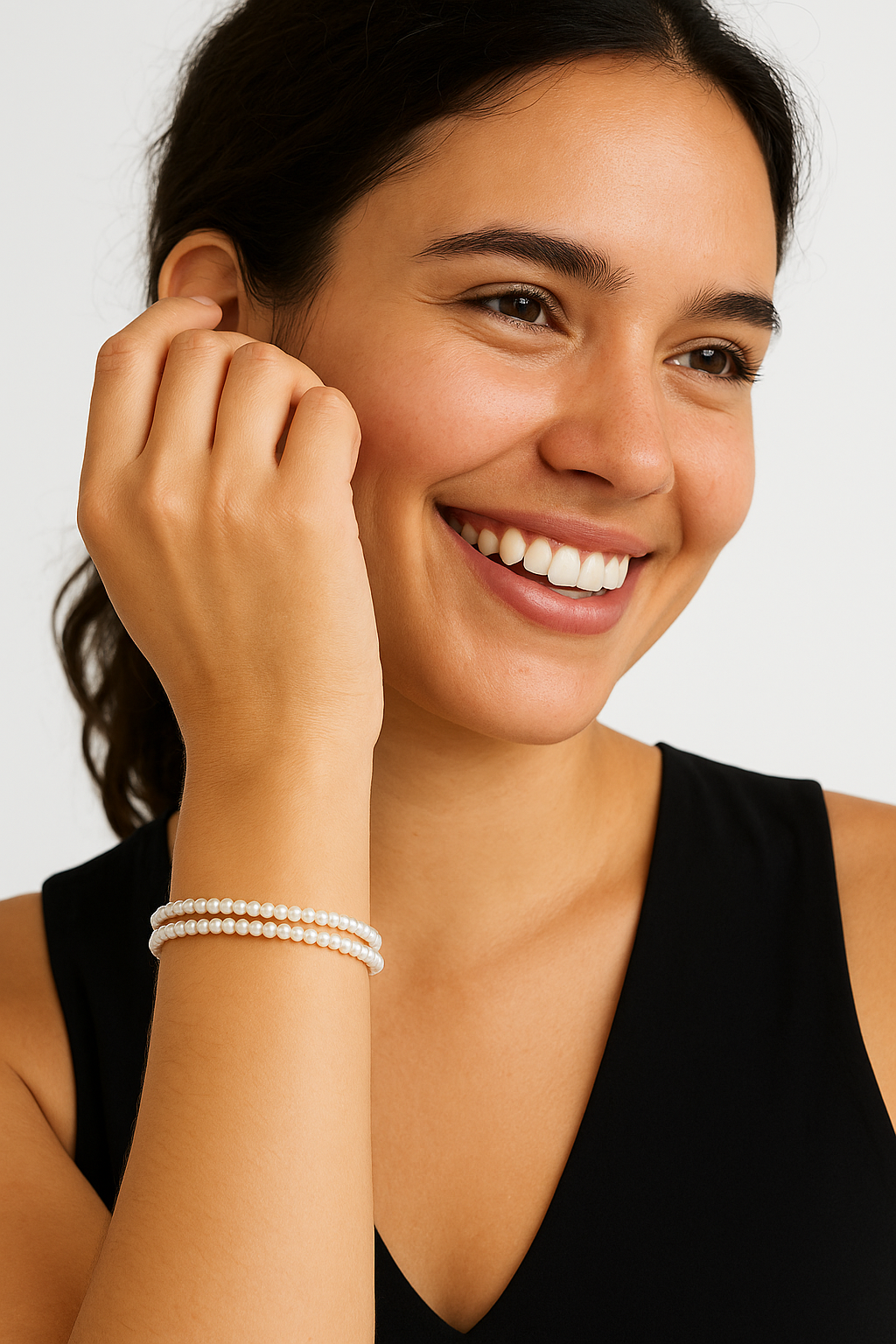 Everyday Luxe Pearl Stretch Bracelet