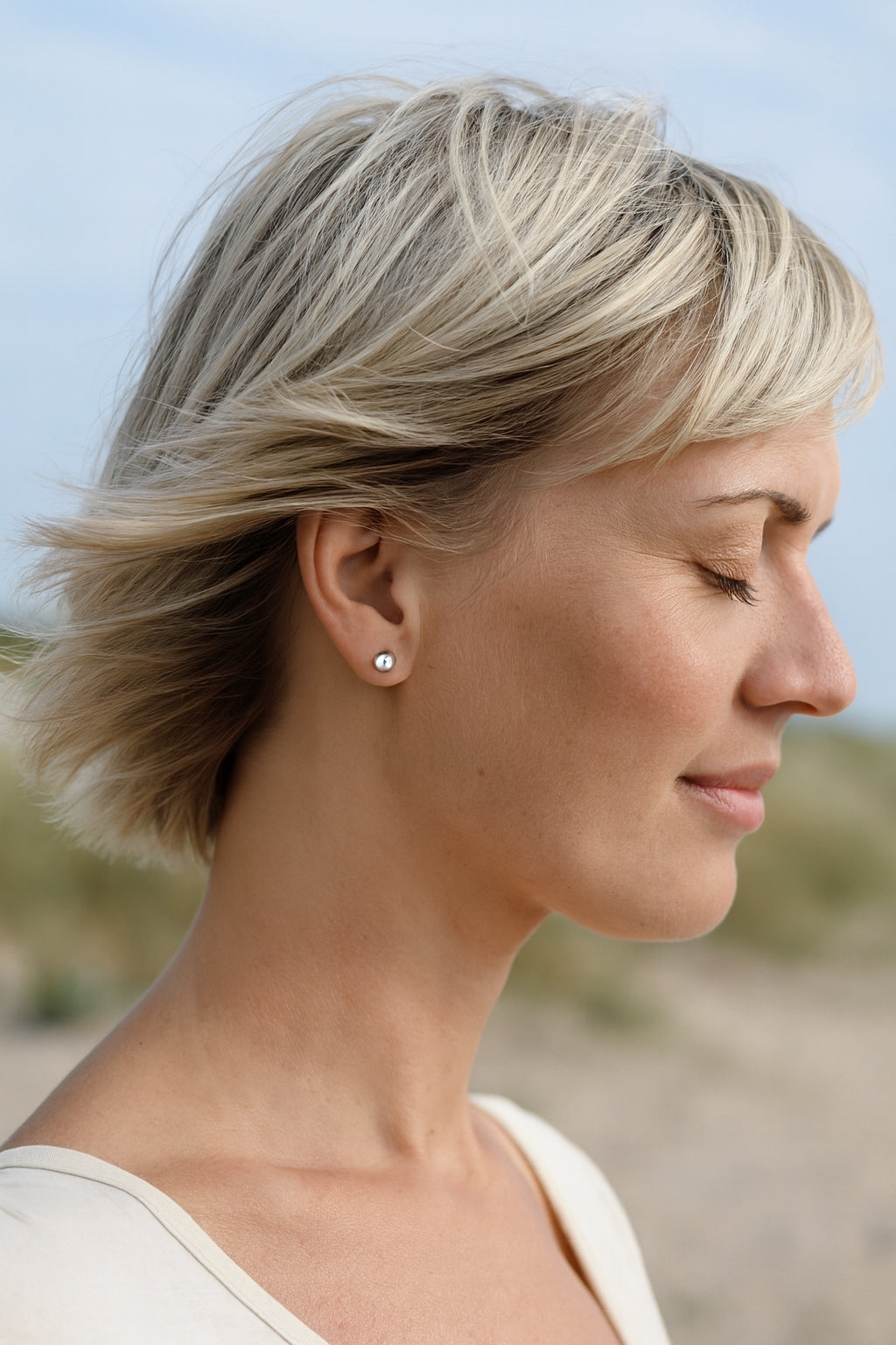 Sterling Silver 6mm Ball Stud Earrings