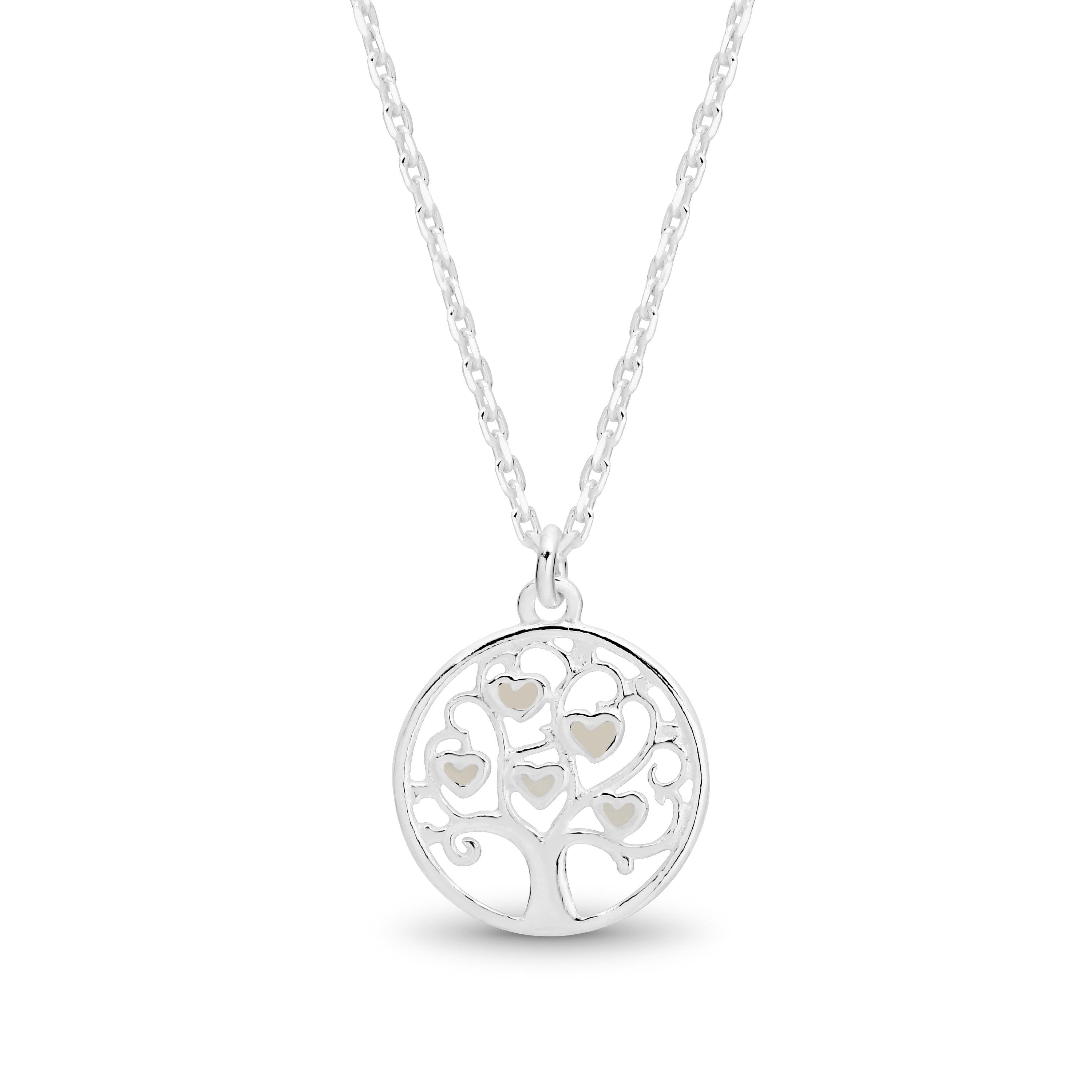 Sterling Silver Tree of Life Pendant & Chain