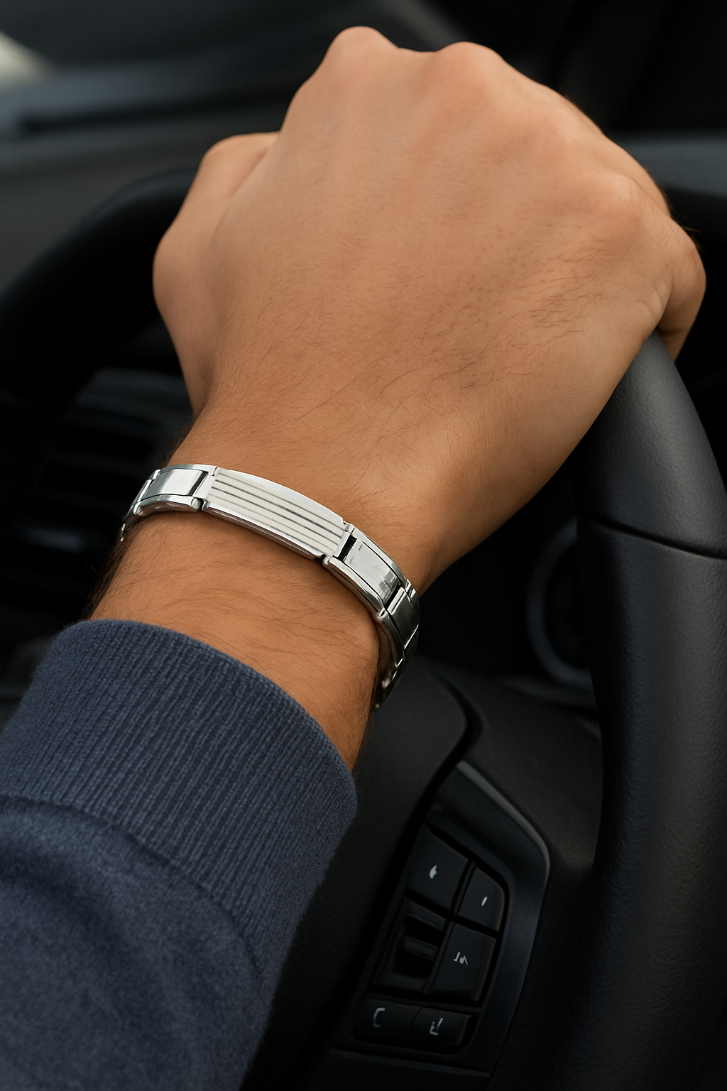 Stainless Steel Men's Link Bracelet