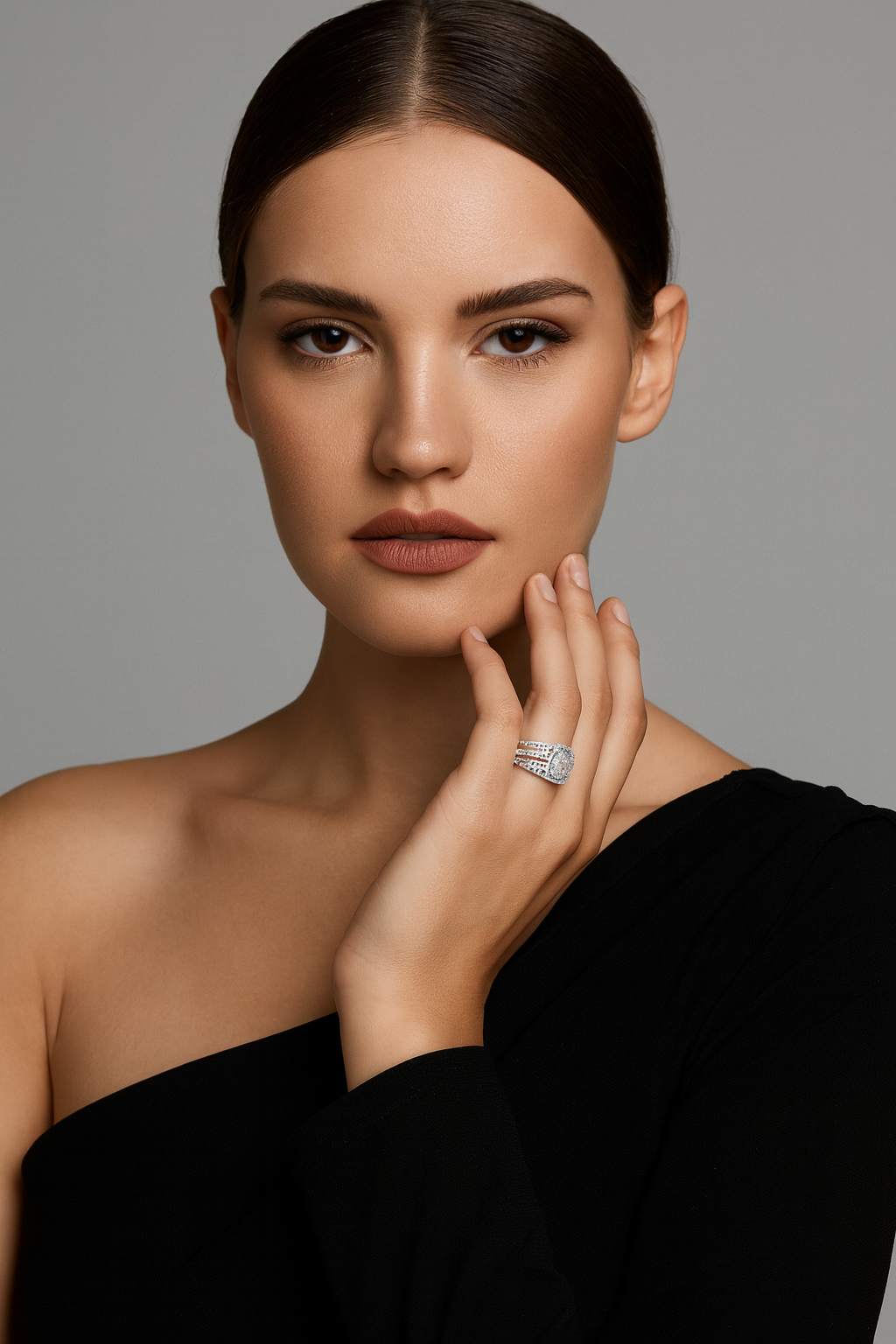 9ct Yellow Gold Diamond Dress Ring 1ct TW