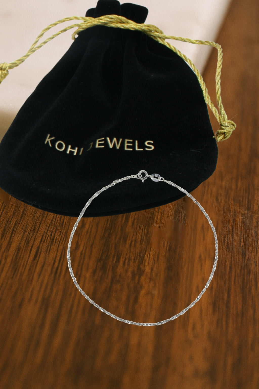 Sterling Silver Delicate Anklet