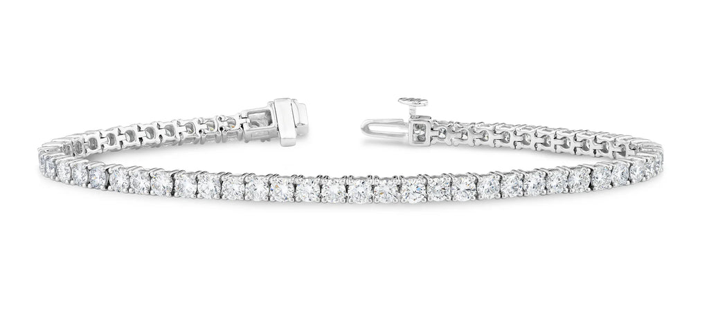 14ct White Gold Lab Diamond Bracelet 6.00ct TW