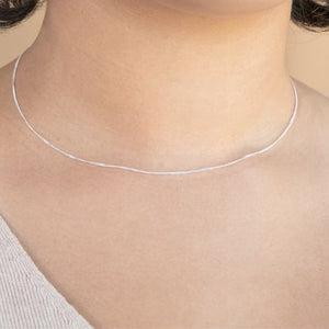 Sterling Silver Italian Curb Chain 40cm