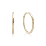 9ct Gold Medium Sleeper Earrings