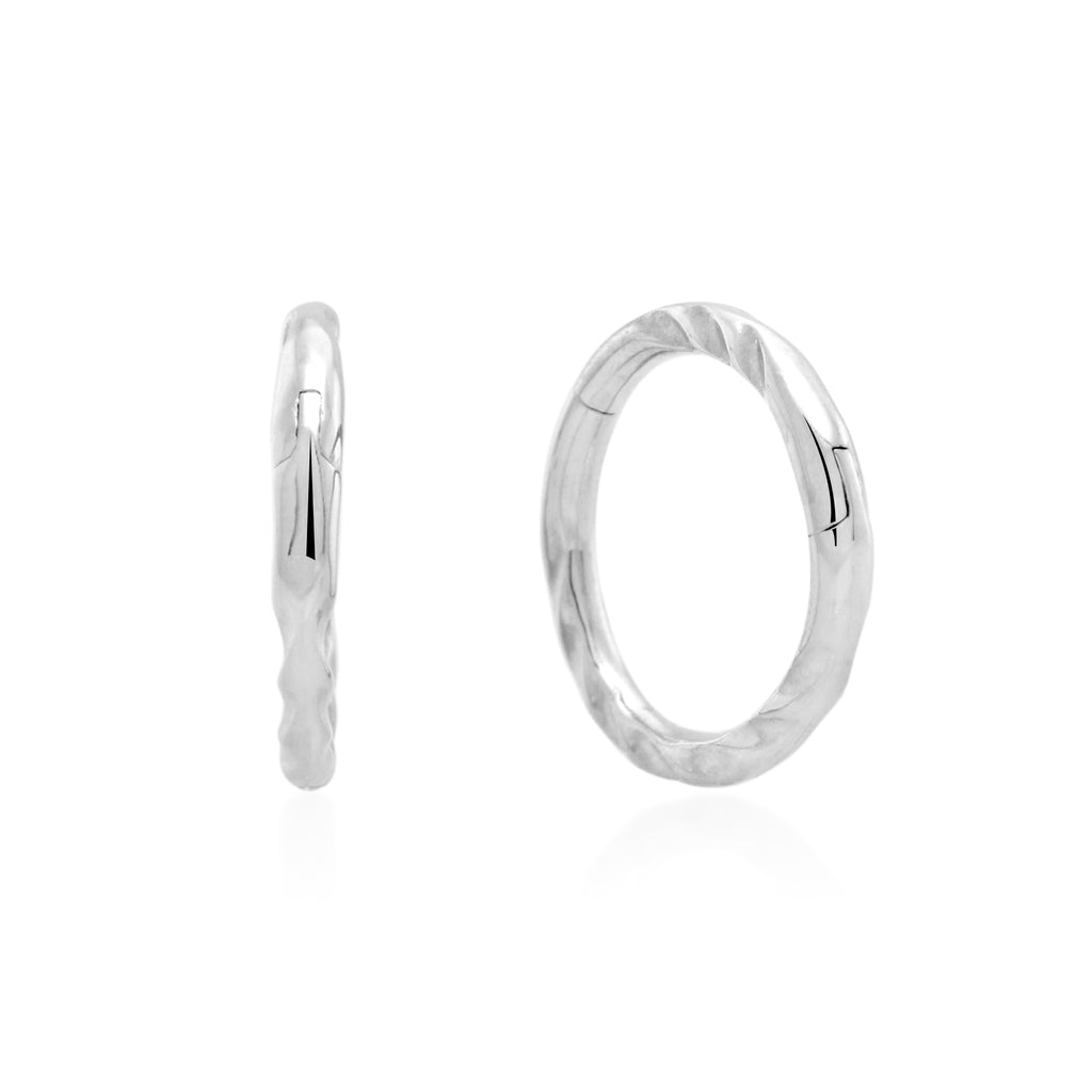 Sterling Silver Petite Twist Sleeper Earring