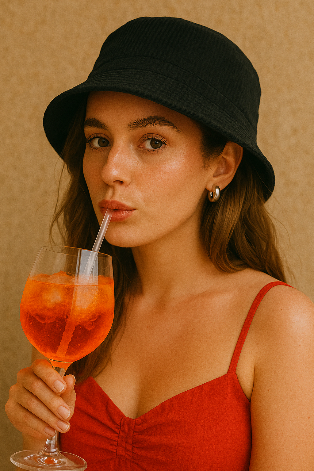 Davvero- Sterling Silver Domed Petite Huggie Earring