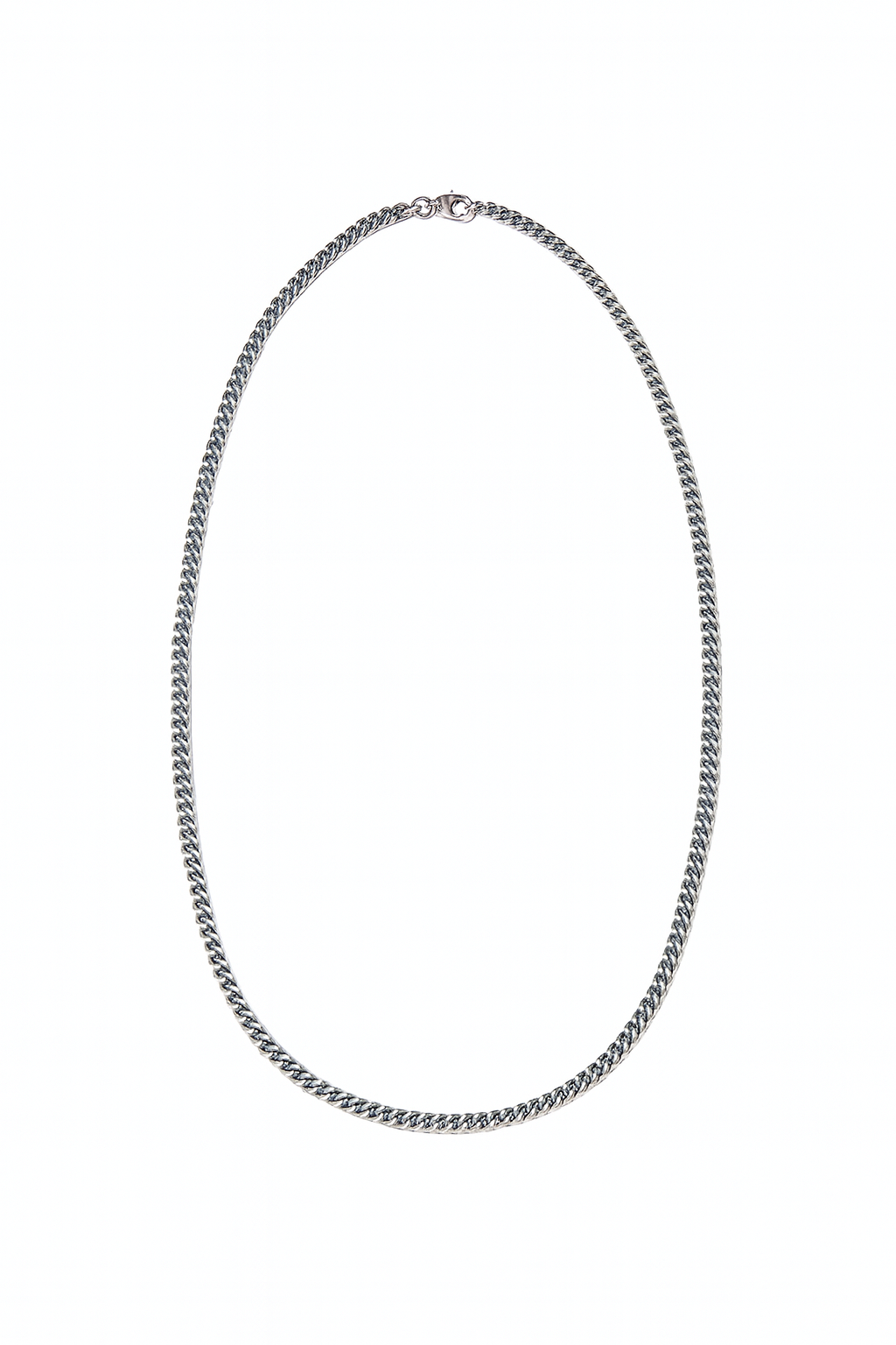 Stainless Steel Curb Chain Necklace 50cm