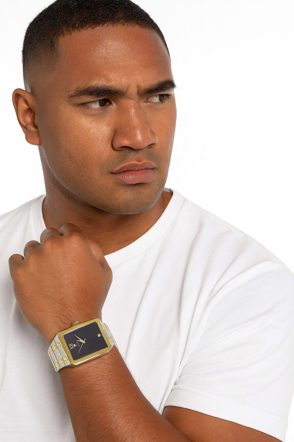 Guess Unisex Two Tone Watch W0917G3