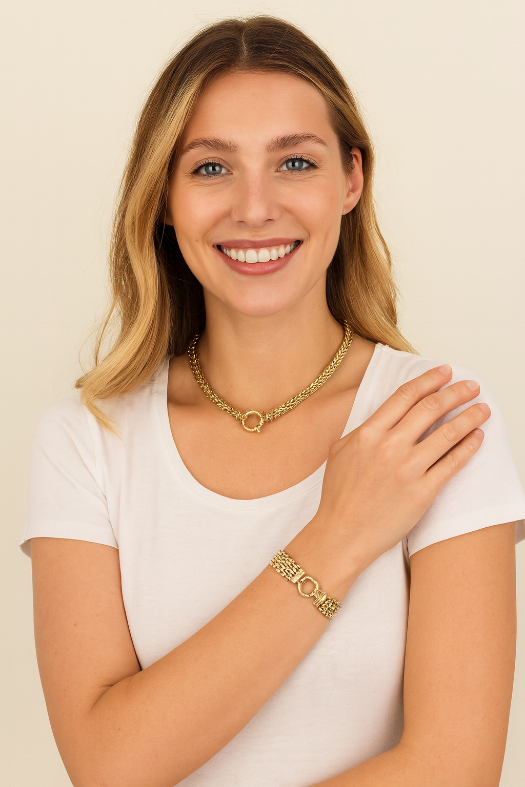 New Zealand Made Mesh Bracelet – 9ct Gold Over Solid Sterling Silver