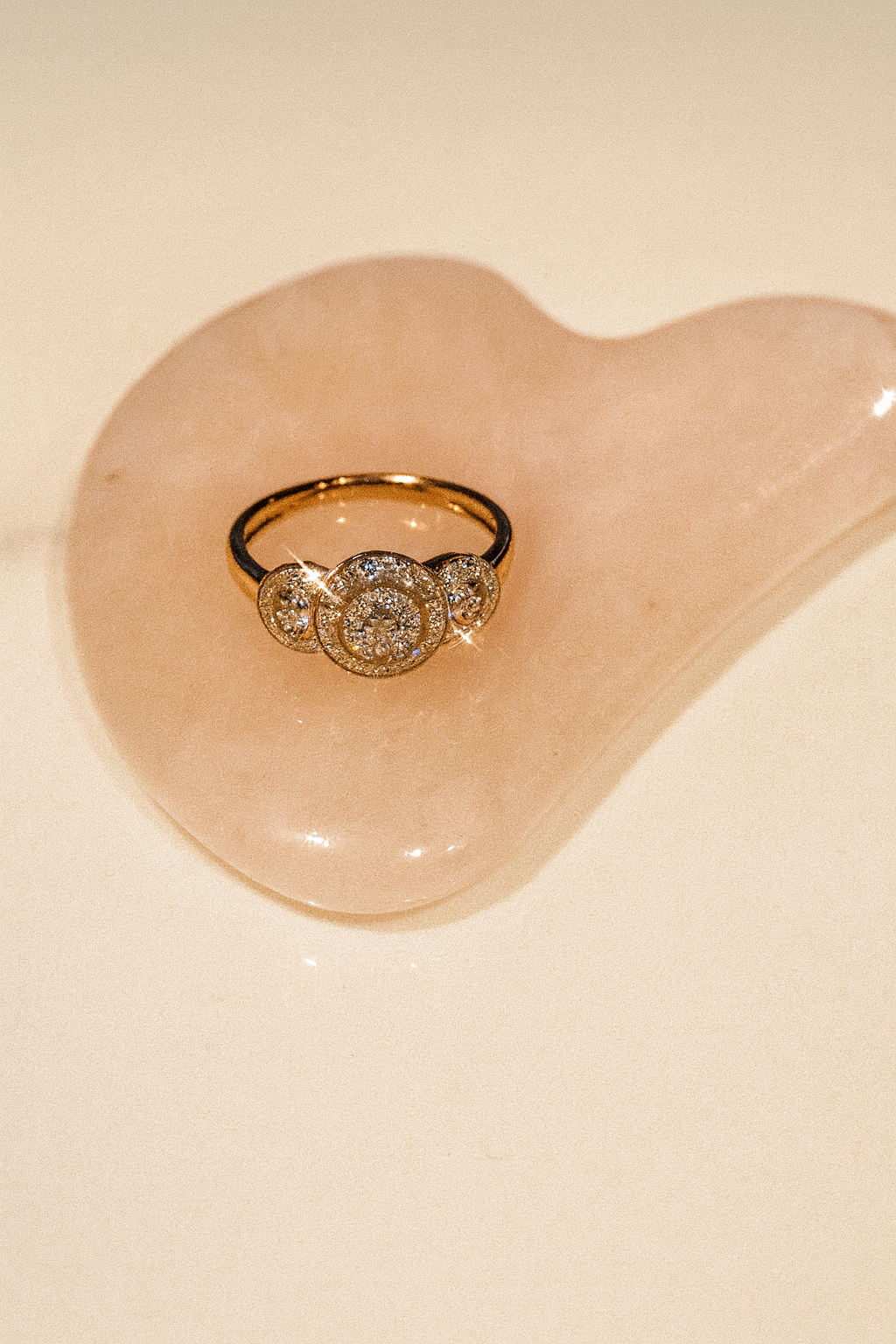 9ct Yellow Gold  Diamond Dress Ring 1/4ct TW