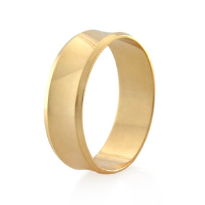 9ct Yellow Gold Gents 7.5mm Ring