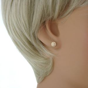 14ct Diamond Earrings 1/10ct TW