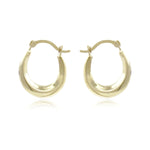 9ct Gold Petite Hoop Earrings