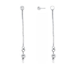 Sterling Silver Jacket Statement Earring