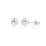 Sterling Silver Round 6 mm Ball Studs