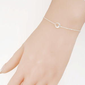 Sterling Silver Petite Circle Bracelet