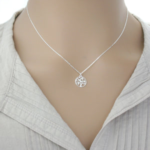 Sterling Silver Tree of Life Pendant & Chain