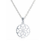 Sterling Silver Flower Pendant