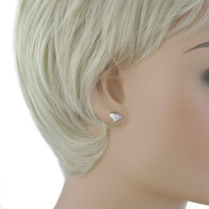 Sterling Silver Shell Stud Earring