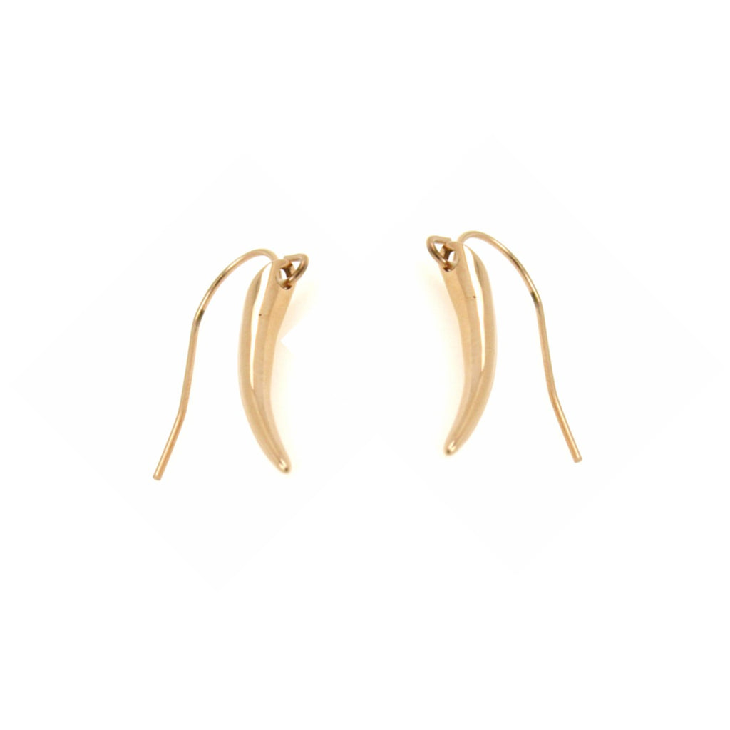 Stainless Steel Rose Gold Hook Earrings