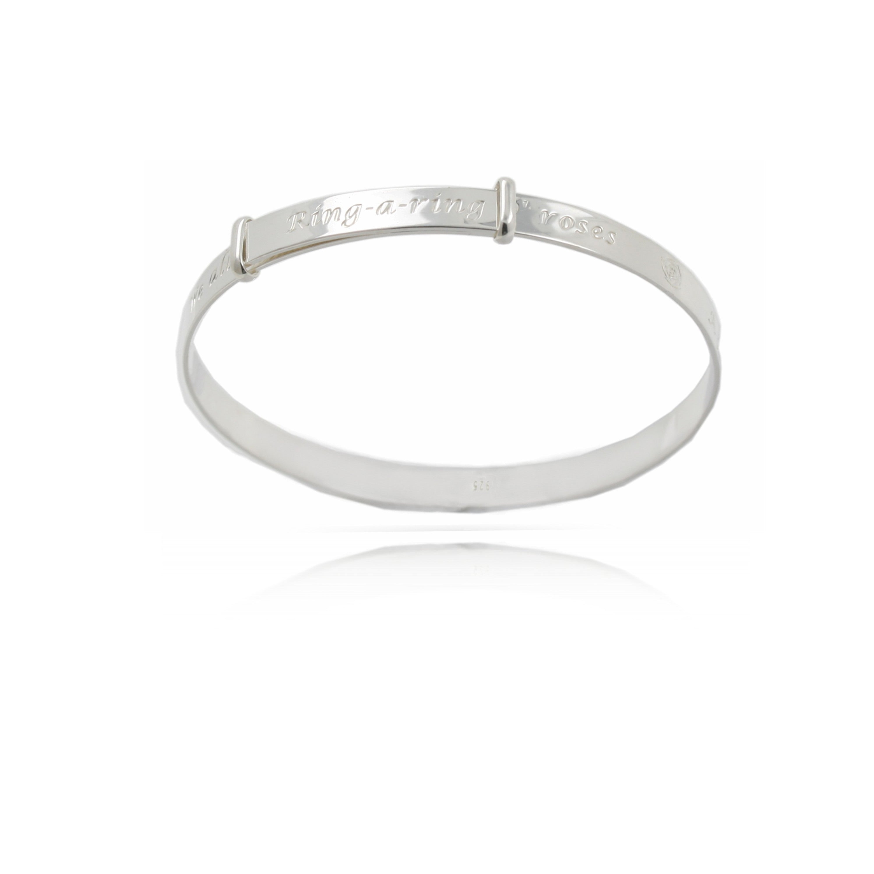 Sterling Silver Ring A Rosie Expander Bangle