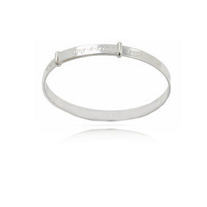 Sterling Silver Ring A Rosie Expander Bangle