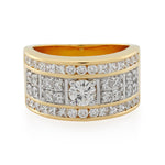 18ct Yellow Gold Diamond Dress Ring 1.76ct TW