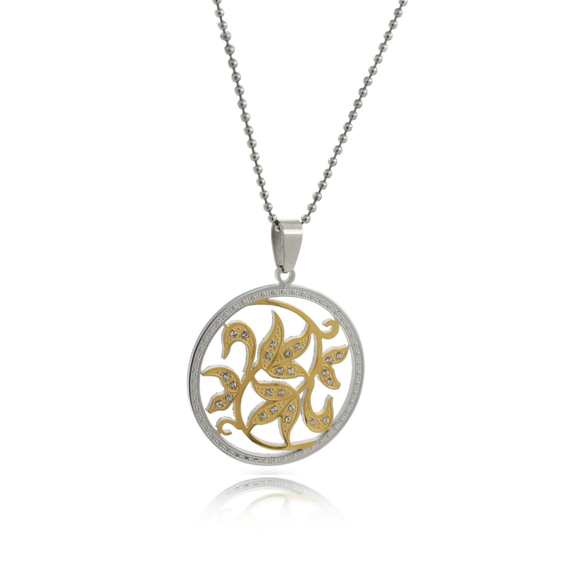 Stainless Steel Two Tone Pendant