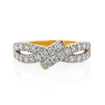 9ct Gold Diamond Dress Ring .60ct TW