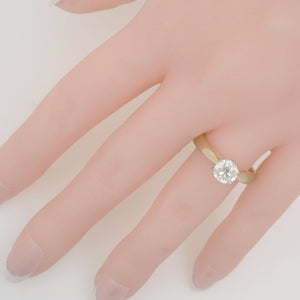 18ct Round Brilliant Cut Diamond Solitaire Ring 1 carat