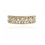 9ct Gold Fancy Band Ring 1/4 ct TW