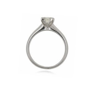 18ct White Gold Princess Cut  Diamond  Solitaire Ring -1 carat