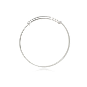 Sterling Silver ID Expander Bangle