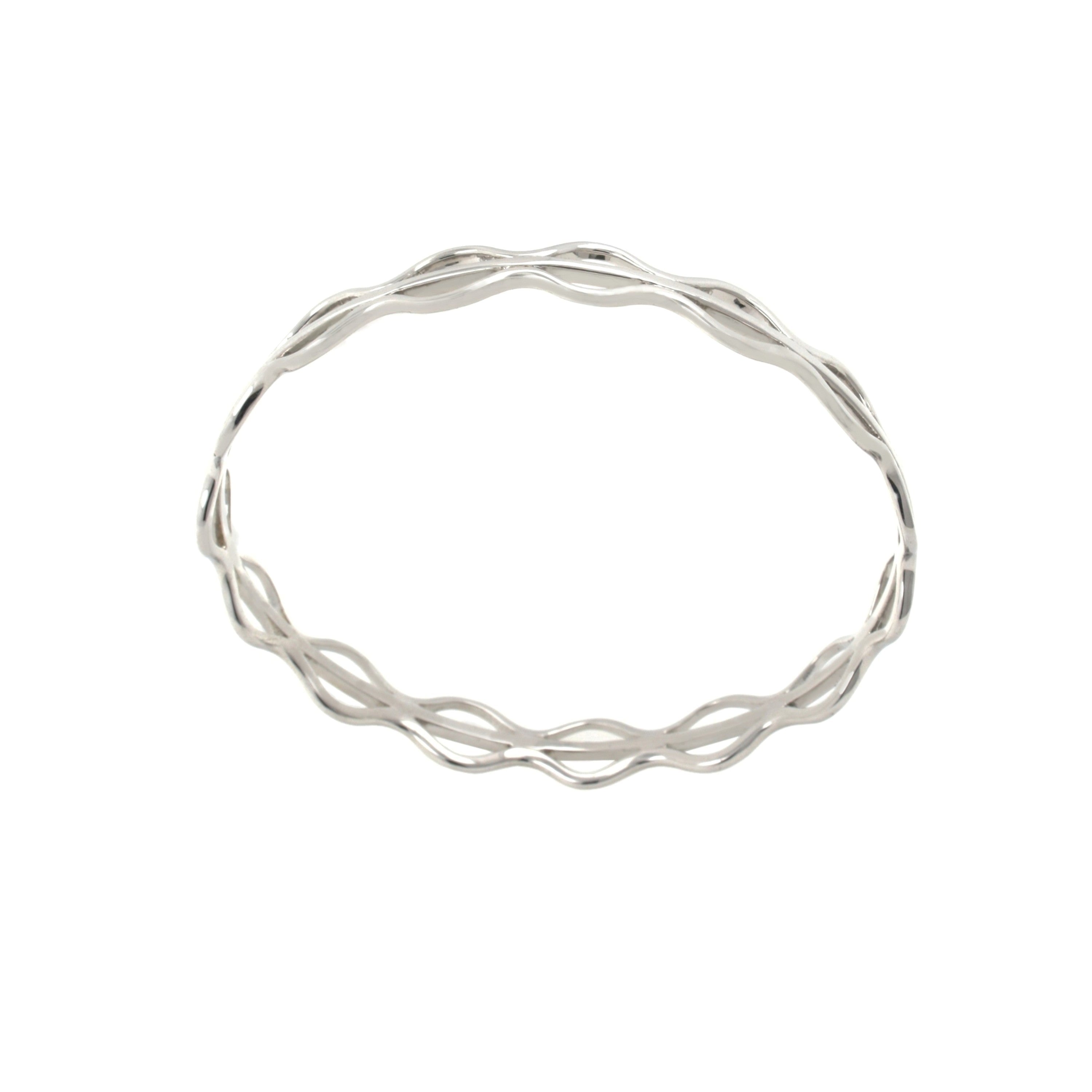 Sterling Silver Open Bangle