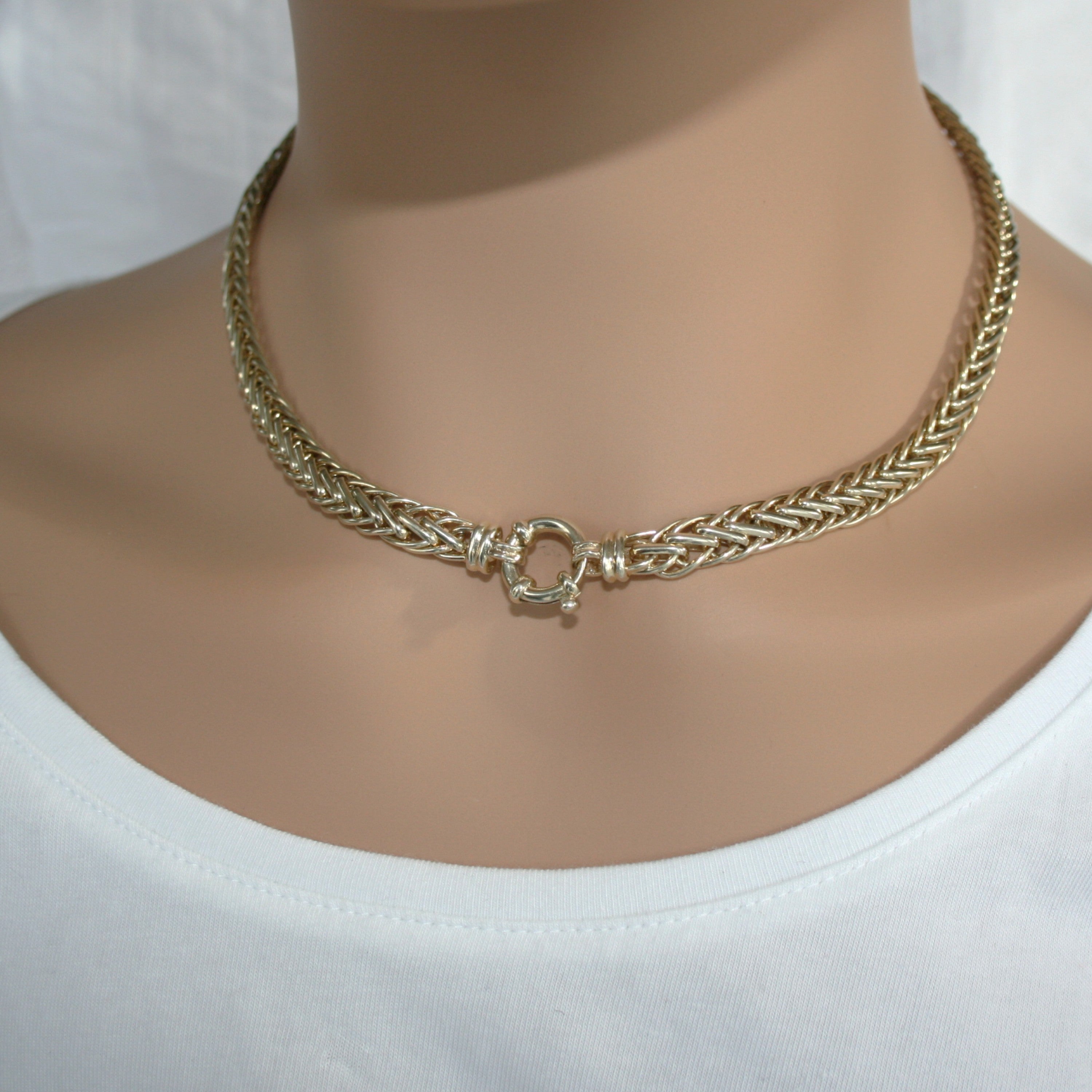 Diamond Serpentine Necklace / Yellow Gold – Written by Forest