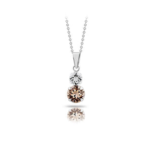 Sterling Silver Pendant with crystals from Swarovski®