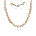 Natural Pink Fresh Water Pearl Necklace