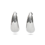 Stainless Steel Stud Hoop Earrings
