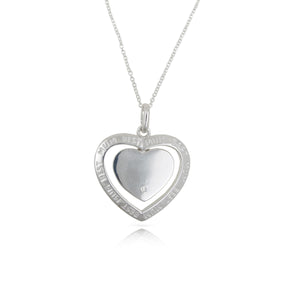 Sterling Silver Best Mum Heart Pendant