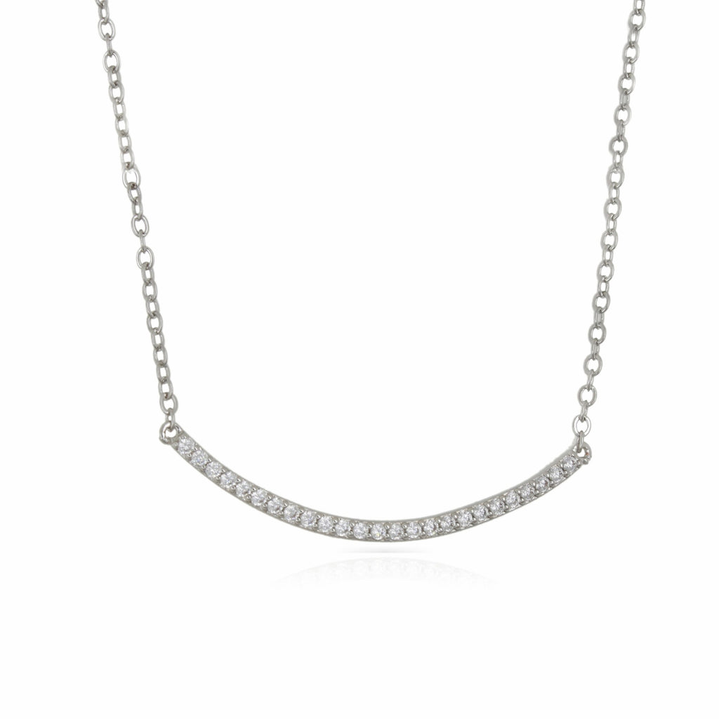 Sterling Silver Bar Necklace