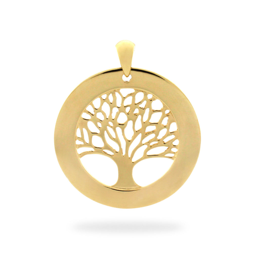 9ct Yellow Gold Tree Of Life Pendant