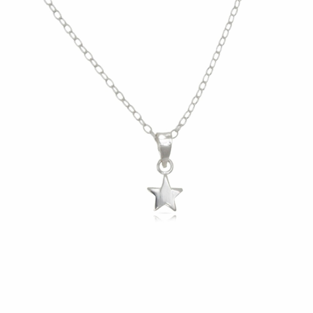 Sterling Silver Petite Star Pendant & Chain