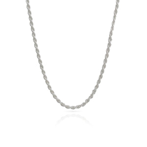 Sterling Silver Rope Chain 45cm