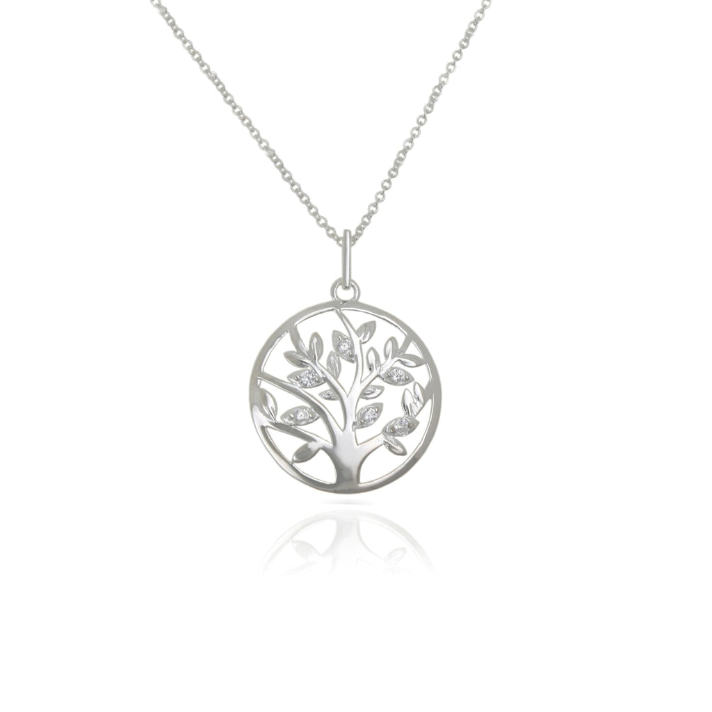 Sterling Silver Family Tree Pendant