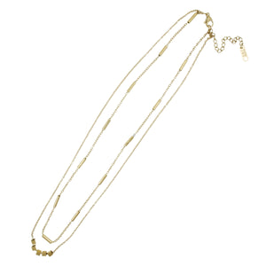 Stainless Steel Gold 2 layer Chain