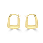 9ct Gold Silver Filled Petite Handbag Earrings