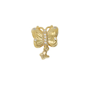 Pandora Shine Gold Plated Butterfly Charm