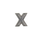 Pandora Sterling Silver Reflexions Letter X
