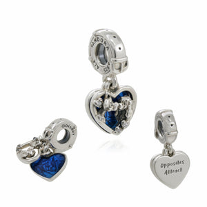 Pandora Disney Lady the Tramp “Opposites Attract” Double Dangle